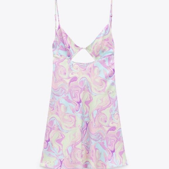 zara pastel mini dress - Picture 6 of 6